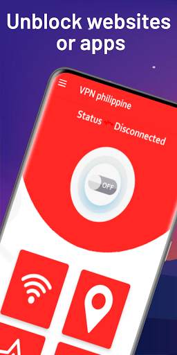 VPN Philippines - Free VPN Proxy & Secure Service‏ screenshot 1