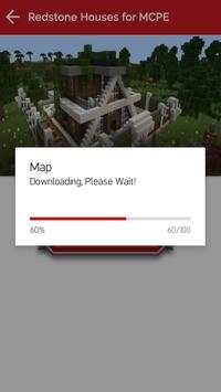Redstone Houses Maps for MCPE 5 تصوير الشاشة