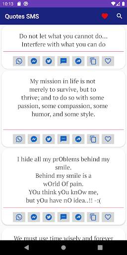 Quotes Status & Golden Words For Life, Sms Status screenshot 5