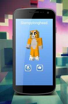 Skins Youtubers MineWorld screenshot 4