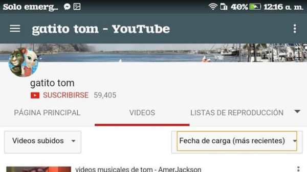 videos musicales de tom screenshot 4