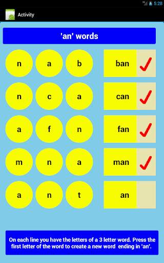 Three Letter Words Part 1 Free скриншот 11