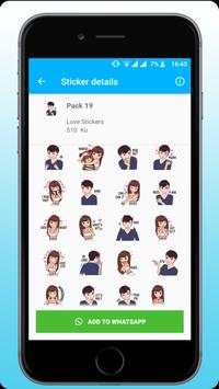 Love Couple Stickers For Whatsapp - WAStickerApps screenshot 7
