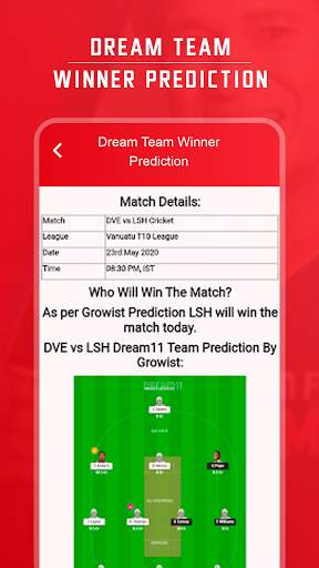 Dream Team 11 - Dream 11 IPL Cricket Prediction screenshot 5