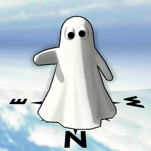 Cartoon Compass 3D icon