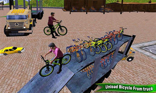 Bicycle Transport Truck Simulator 3D screenshot 5