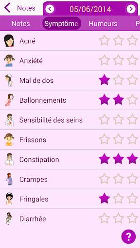Mon Période Tracker/Calendrier screenshot 7