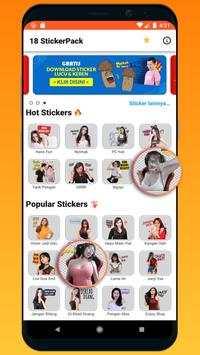 Stiker 18 for whatsapp Messenger - 18 Sticker Pack screenshot 6