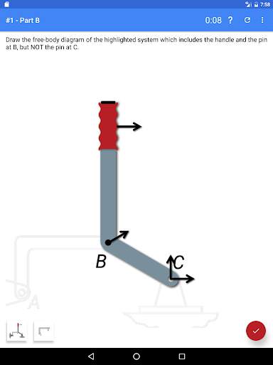 Reaction: Free-body Diagrams screenshot 7