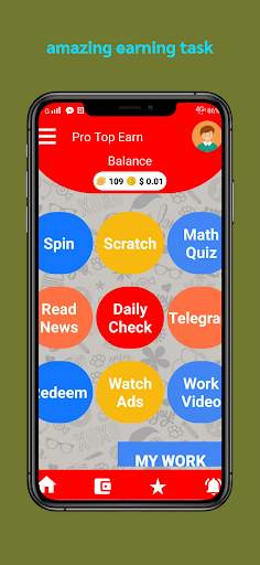 Pro Top Earn-Quickly Earning  System स्क्रीनशॉट 1