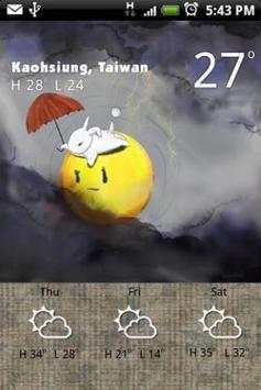 9s-WeatherTheme (Moon)Free screenshot 3