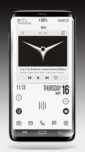 Black&White theme for Total Launcher screenshot 6