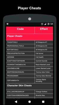 cheats codes for gta vc screenshot 1
