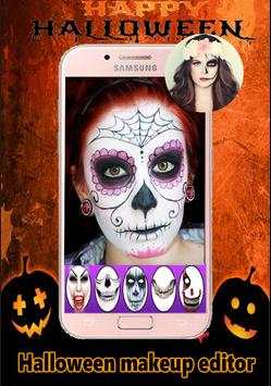 Halloween Makeup Photo Editor screenshot 3
