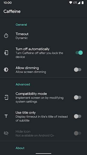 Caffeine - Keep Screen On screenshot 1