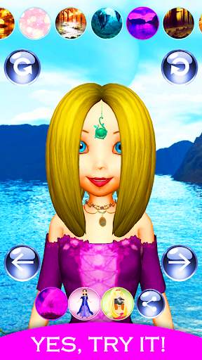 Princess Fairy Hair Salon Game screenshot 2