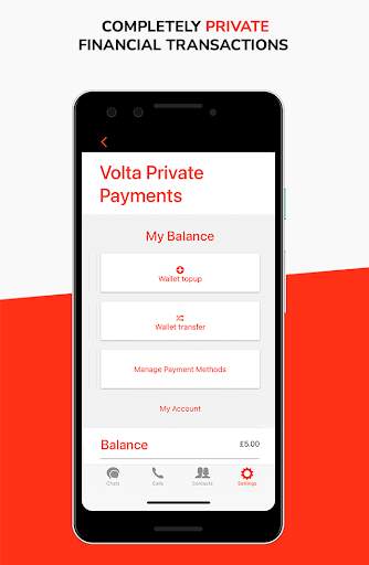 Volta Private Messenger screenshot 5