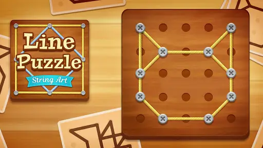 Line Puzzle: String Art скриншот 2
