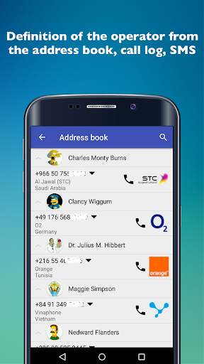 Mobile operators screenshot 2