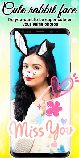 Cute Rabbit Photo Editor screenshot 1