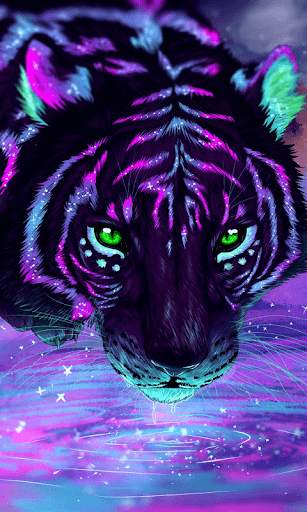 Neon Animal HD Wallpaper Background screenshot 3