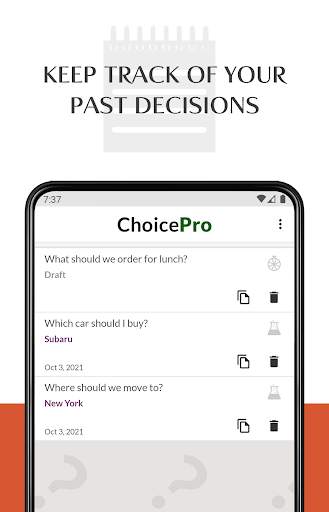 Choice Pro - Decision Maker скриншот 4