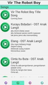 Lagu Vir The Robot Boy Lengkap screenshot 1