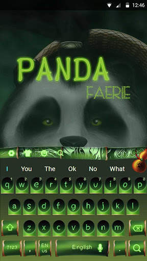 Kongfu Faerie Panda Keyboard screenshot 1