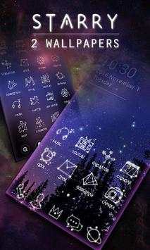 Starry V Launcher Theme screenshot 1