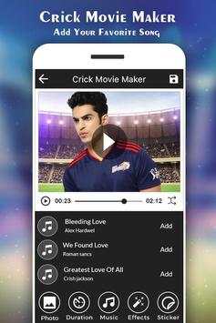 Cricket Photo Video Maker :IPL screenshot 3