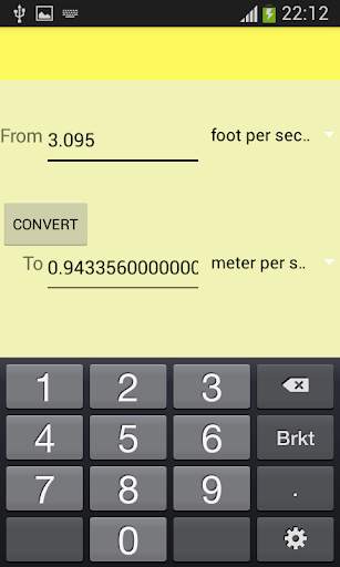 Velocity Converter screenshot 3