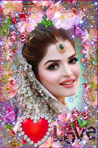 Lovely Flower Photo Frame screenshot 1