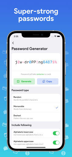 One Key: password manager скриншот 3