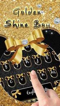 Golden Shine Bow minny Keyboard screenshot 3