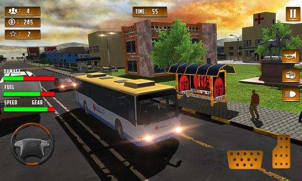 Sopir Bus Sekolah Tinggi: Bus Transport Game screenshot 4