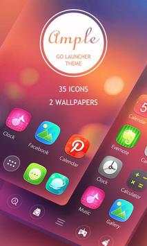Ample GO Launcher Theme screenshot 1