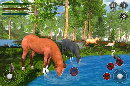 Jungle Horse Family Simulator: Fun Horse Games screenshot 11