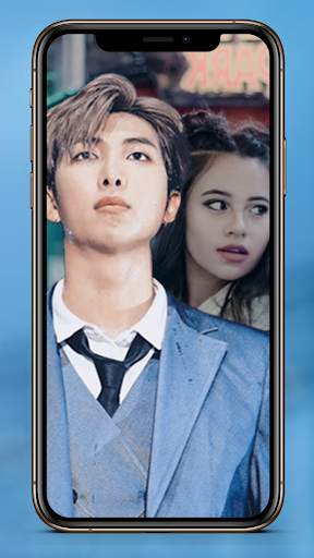 Selfie Photo with Rap Monster – BTS Wallpapers 3 تصوير الشاشة