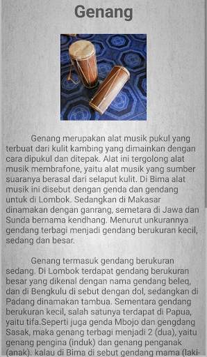 Alat Musik Tradisional Sumbawa screenshot 3