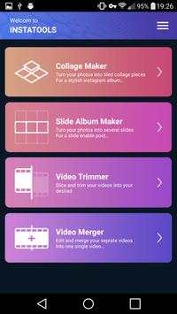 instaTools - Photo and Video Editor for Instagram screenshot 1