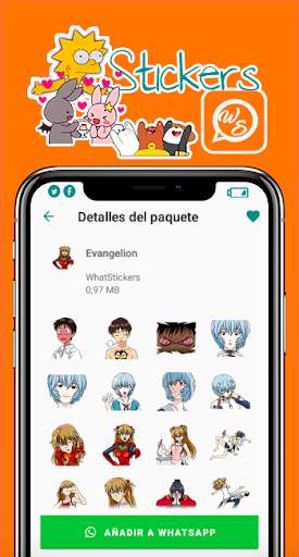 Anime Stickers for WhatsApp screenshot 2