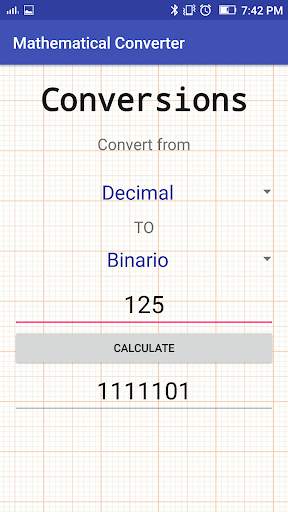 Convertidor Matematico screenshot 4