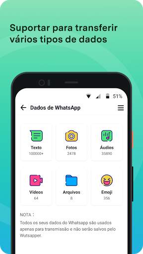 Transferir WhatsApp-Wutsapper screenshot 4