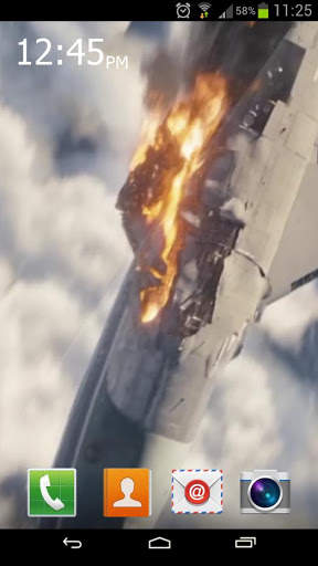 Plane crash!!!  Live Wallpaper screenshot 2