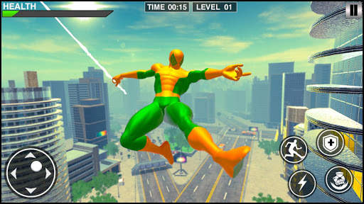 Rope Frog Hero: Rope Ninja Fighting Games screenshot 2