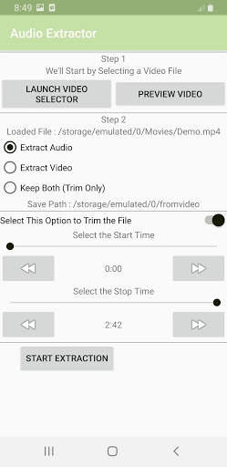 Audio Extractor screenshot 3