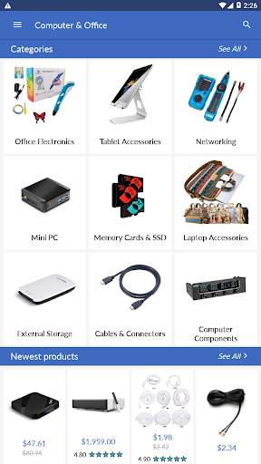 Cheap computer & office equipment online shopping screenshot 1
