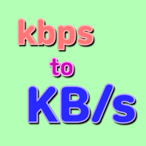 Kbps to KB/s converter icon