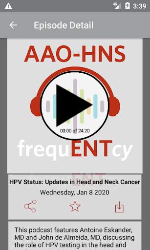 frequENTcy  - AAO–HNS screenshot 1