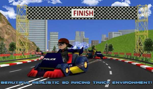 Kids Police Car Racing screenshot 15